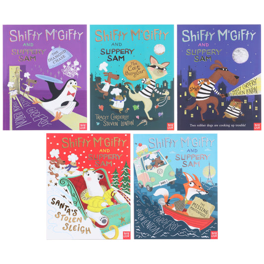 Tracey Corderoy 著《Shifty McGifty and Slippery Sam》系列 5 本合輯 - 適合年齡 3-6 歲 - 平裝