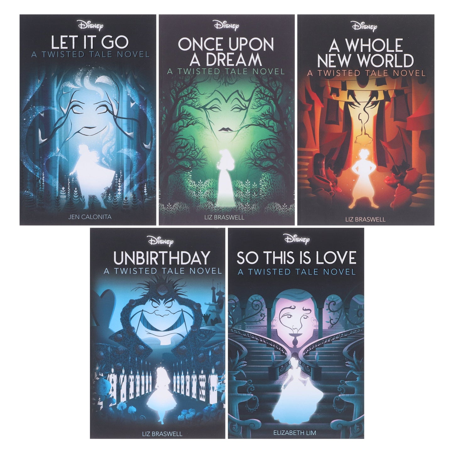 Disney Princess Twisted Tales Series 5 Books Collection Set - Ages 9+ - Paperback