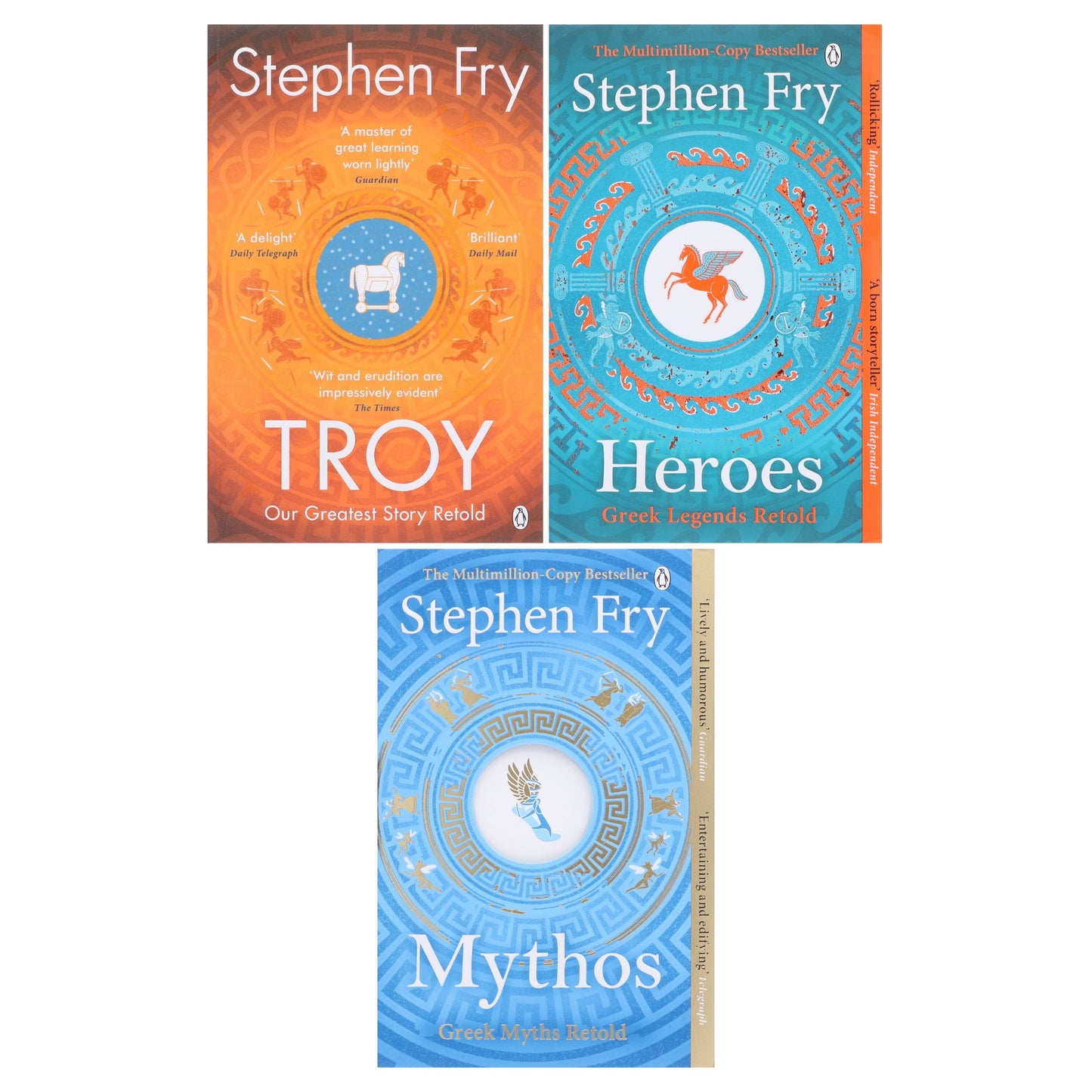 Greek Myths Series By Stephen Fry 3 Books Collection Set - Fiction - Paperback