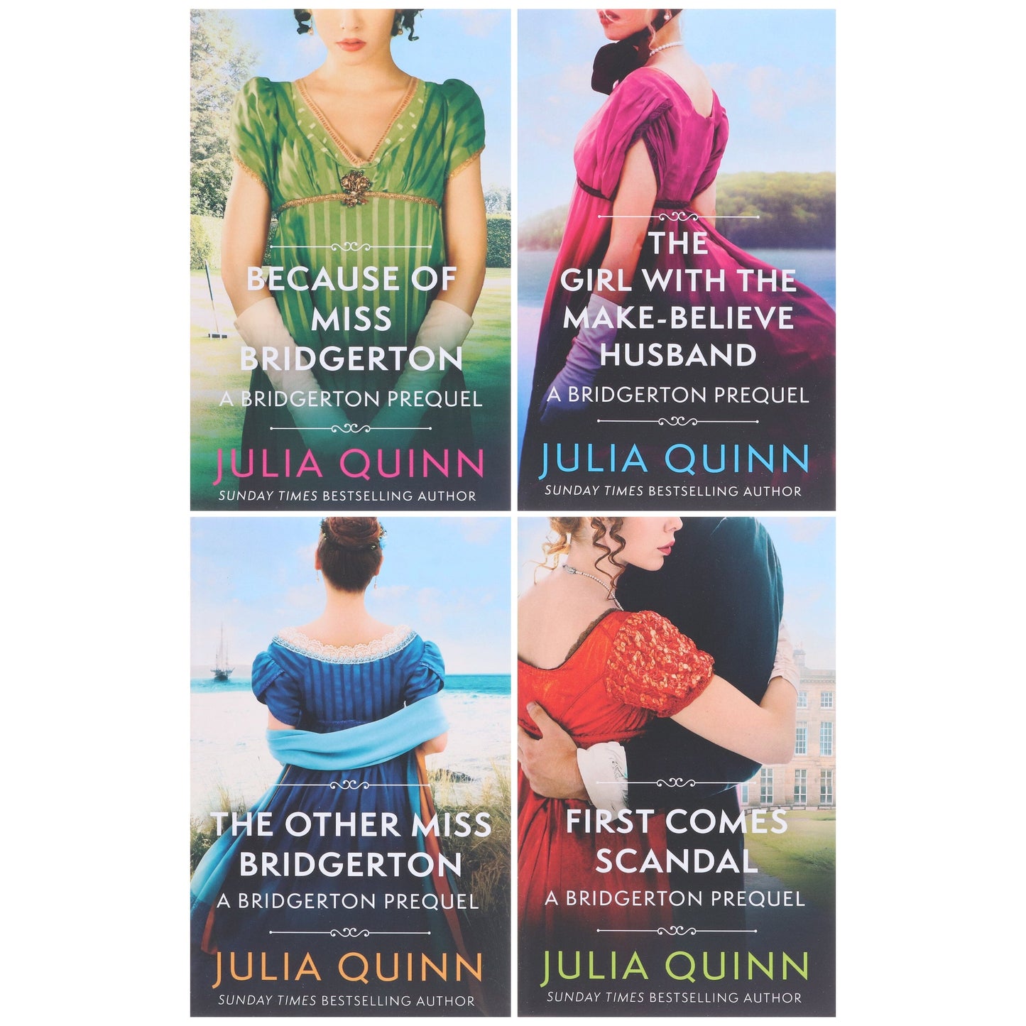 A Bridgerton Prequel Series By Julia Quinn 4 Books Collection Set - Fiction - Paperback Fiction Piatkus Books