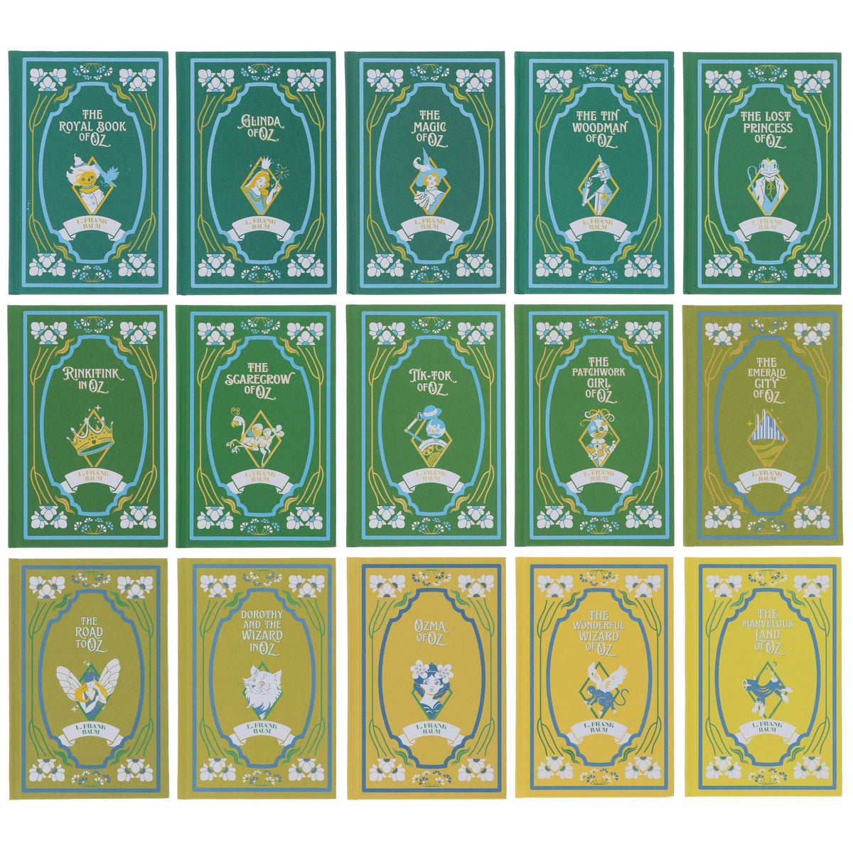 The Wizard of Oz: The Complete Collection by L. Frank Baum 15 Books Box Set - Ages 12+ - Hardback