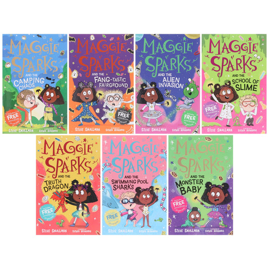 Maggie Sparks Series By Steve Smallman: 7 Books Collection Set With Free Audio Books - Ages 5-7 - Paperback 5-7 Sweet Cherry Publishing