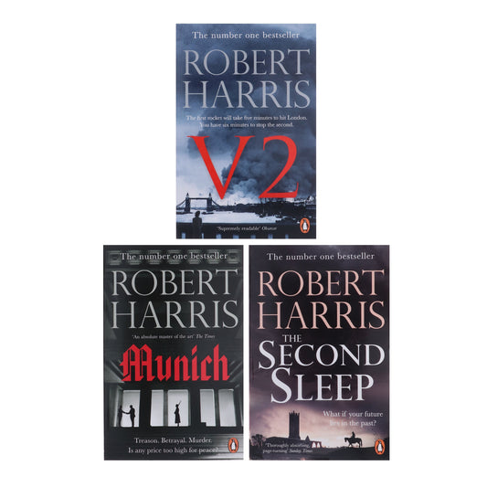 Robert Harris Collection (Munich, The Second Sleep & V2) 3 Books Set - Fiction - Paperback