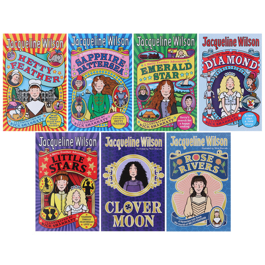 Hetty Feather Series by Jacqueline Wilson Illustrated 7 Books Collection Set - Ages 9-11 - Paperback