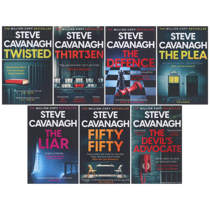 Eddie Flynn Series By Steve Cavanagh 7 Books Collection Set - Fiction - Paperback Fiction Hachette