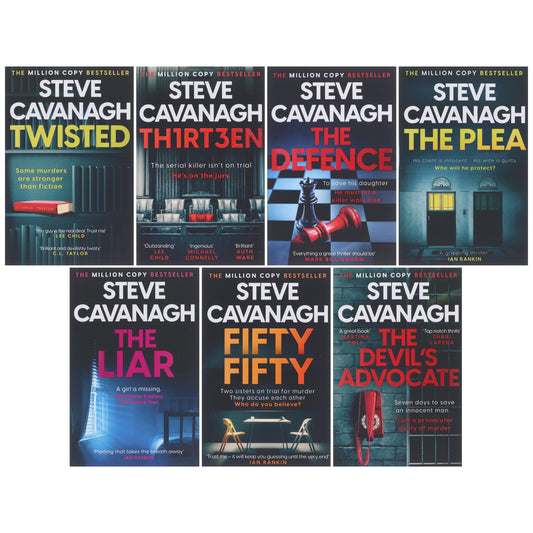 Eddie Flynn Series By Steve Cavanagh 7 Books Collection Set - Fiction - Paperback Fiction Hachette