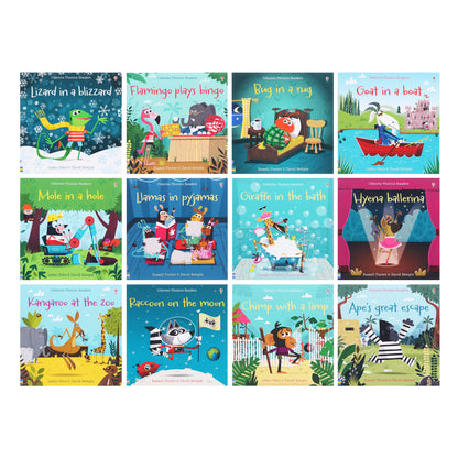 Usborne My First Phonics Reading Library 12 Books Box Set - Ages 0-5 - Paperback B2D DEALS Usborne Publishing Ltd