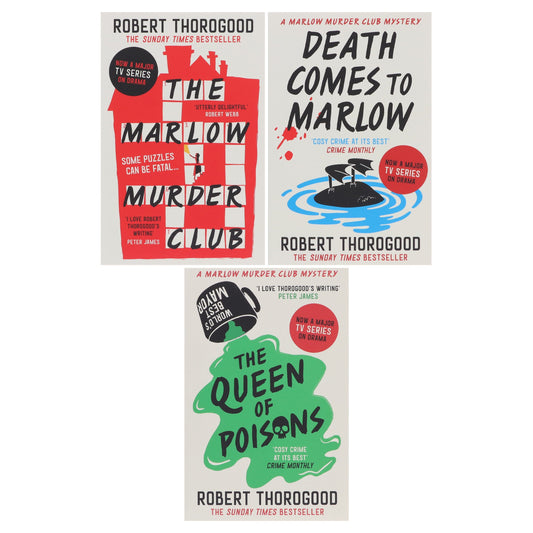 The Marlow Murder Club Mysteries By Robert Thorogood 3 Books Collection Set - Fiction - Paperback