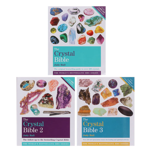 The Crystal Bible Series by Judy Hall: Volume 1-3 Books Collection Set - Age 12+ - Paperback