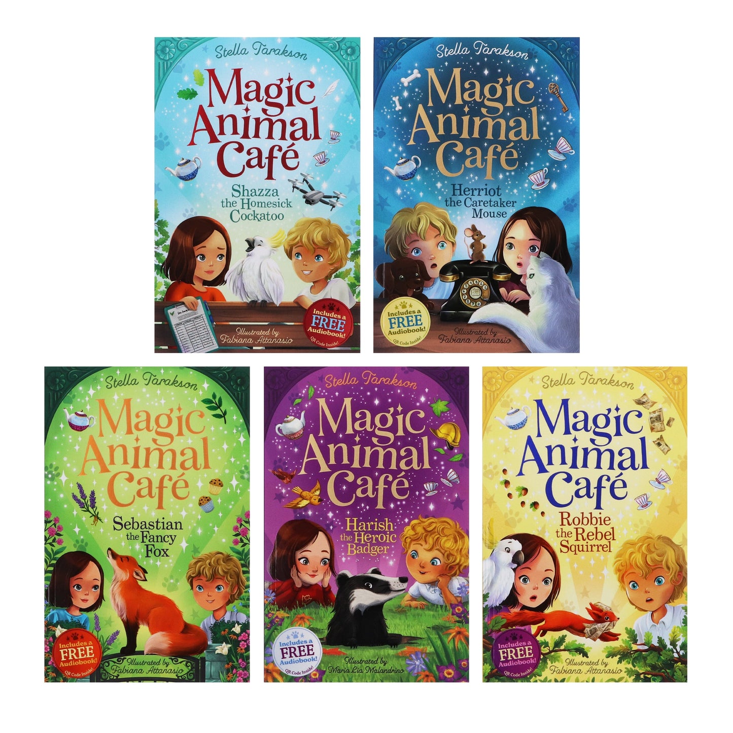 Magic Animal Cafe By Stella Tarakson 5 books Collection box set - Ages 7-9 - Paperback 7-9 Sweet Cherry Publishing