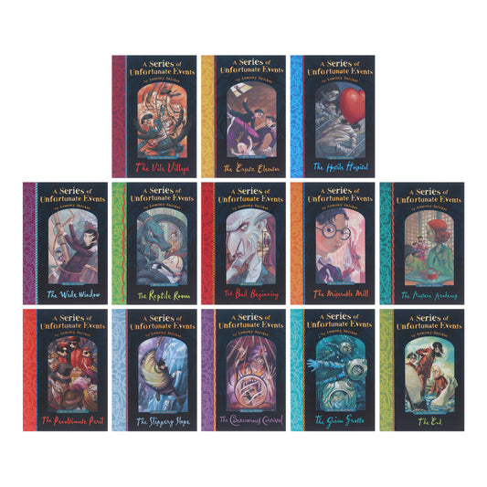 A Series of Unfortunate Events  By Lemony Snicket 13 Books Collection Set - Ages 9-14 - Paperback