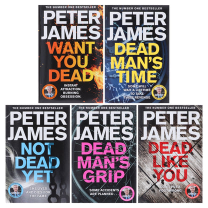 Roy Grace Series (Book 6-10) By Peter James 5 Books Collection Set - Fiction - Paperback Fiction Pan Macmillan