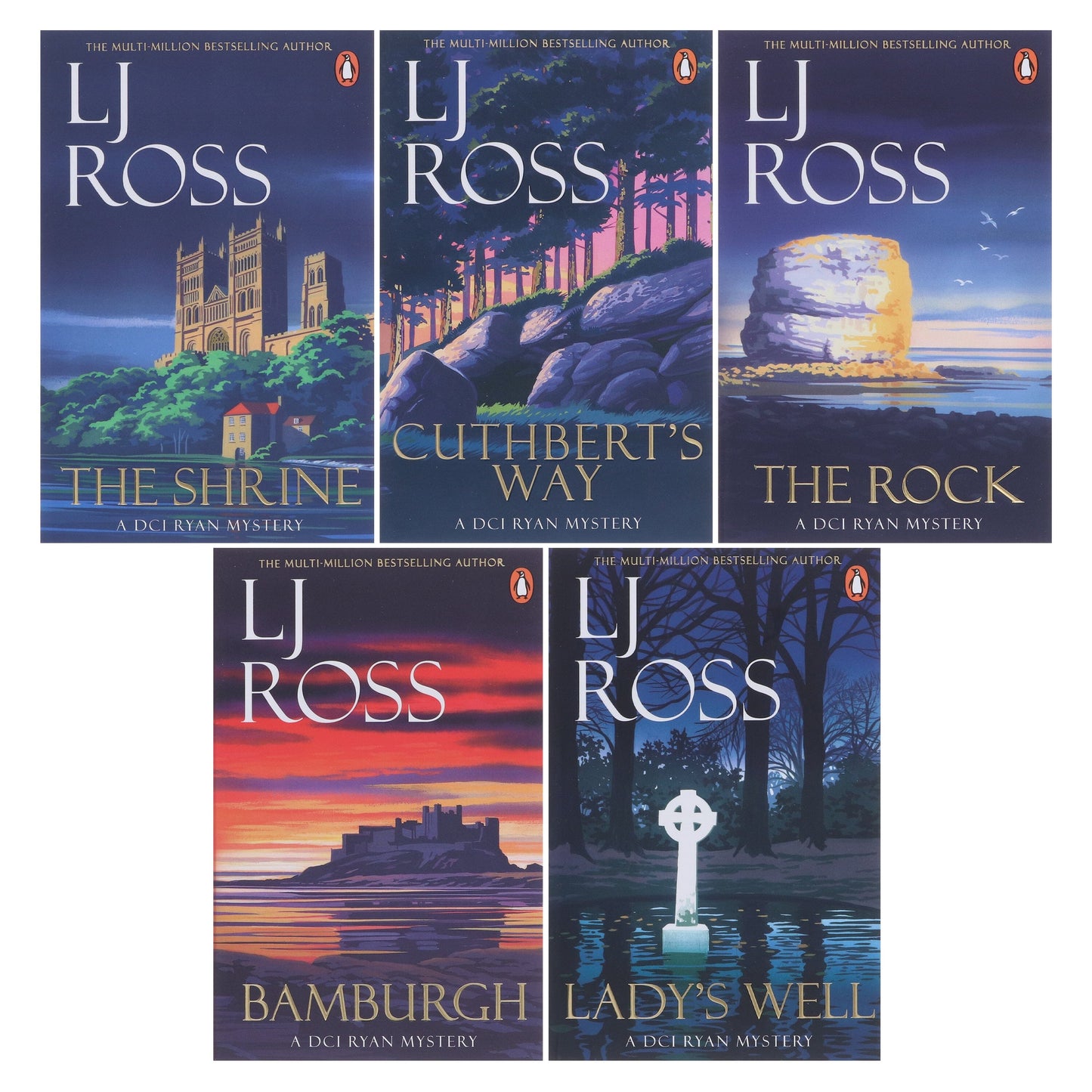 The DCI Ryan Mysteries (Book 16-20) By LJ Ross 5 Books Collection Set - Fiction - Paperback