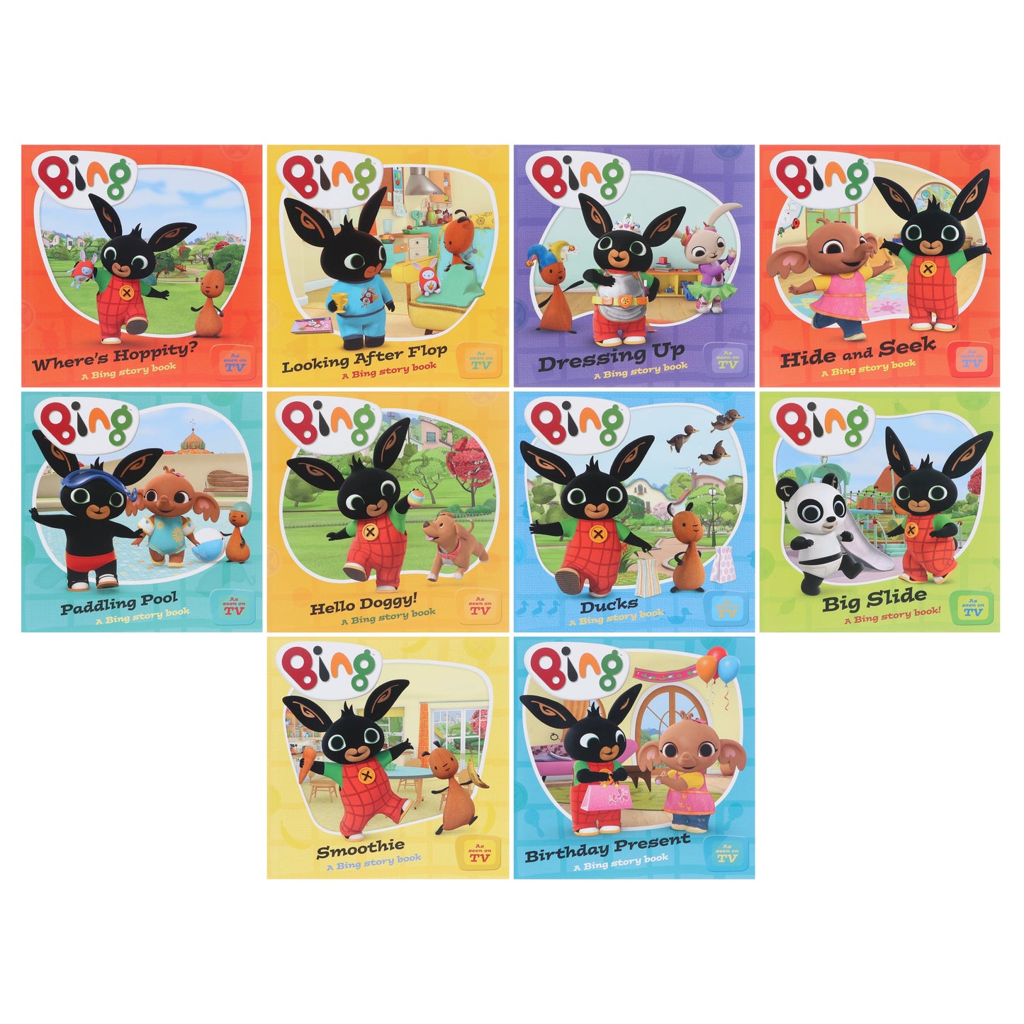 賓兔十本最愛故事盒裝，作者：泰德迪萬 - 適合年齡：7-9歲 - 平裝