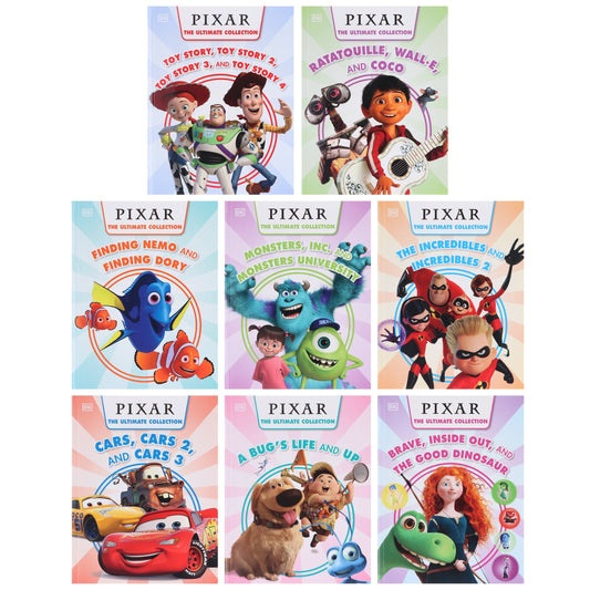 Disney Pixar The Ultimate Collection 8 Books Box Set - Age 5-7 - Paperback 5-7 Dorling Kindersley Ltd