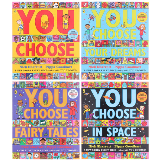 You Choose Series By Pippa Goodhart 4 Books Children's Collection Set - Age 3-7 - Paperback