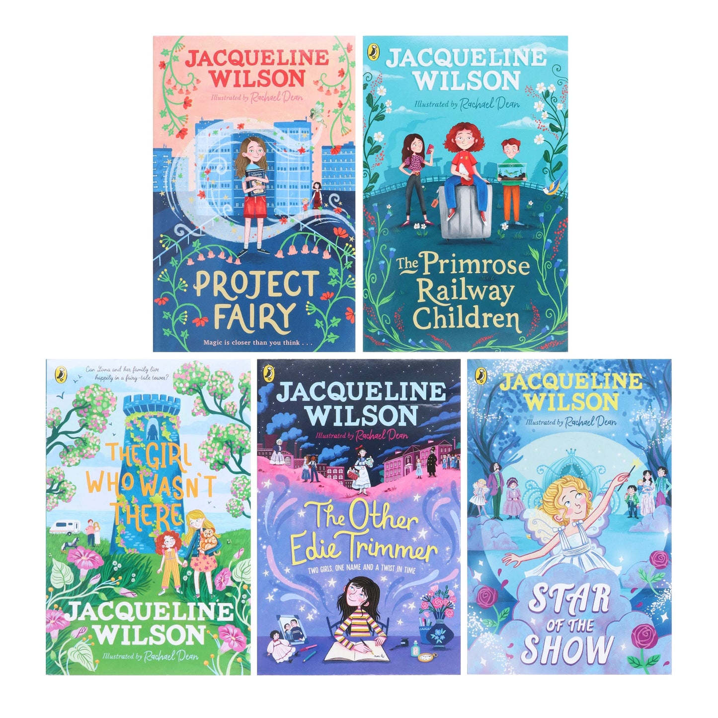 Jacqueline Wilson Collection Illustrated 5 Books Set - Ages 7+ - Paperback