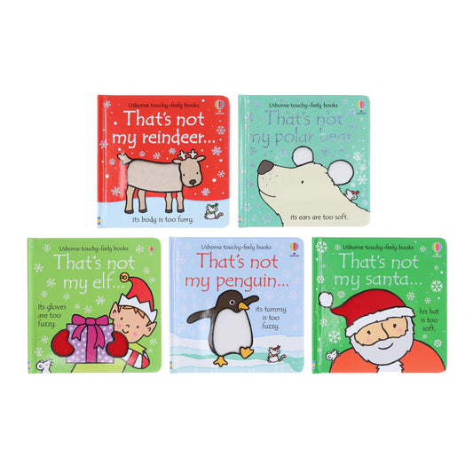 That's not my... Christmas by Fiona Watt & Rachel Wells 5 Books Collection Set - Ages 0-5 - Board Book