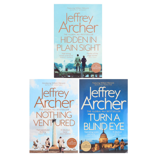 William Warwick Thriller Novels By Jeffrey Archer: 3 Books Collection Set - Fiction - Paperback