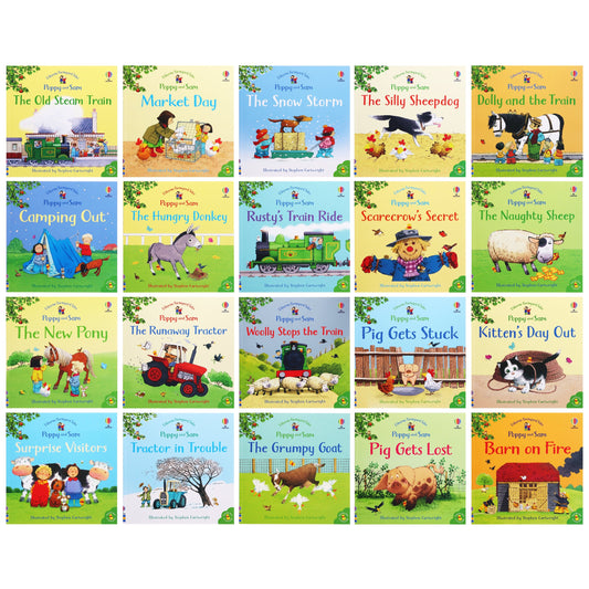 Usborne Farmyard Tales Poppy and Sam Story Collection 20 Books Set By Stephen Cartwright - Ages 2-6 - Paperback 0-5 Usborne Publishing Ltd