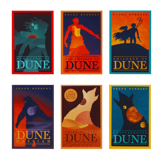 Dune Series By Frank Herbert 6 Books Collection Set - Fiction - Paperback