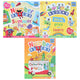 Numberblocks 趣味著色貼紙活動書籍合集 3 冊 - 適合 3 歲以上兒童 - 平裝