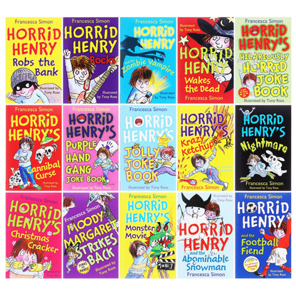 Horrid Henry by Francesca Simon: The Complete Story Collection 30 Books Box Set - Ages 6-11 - Paperback 7-9 Orion Children's Books