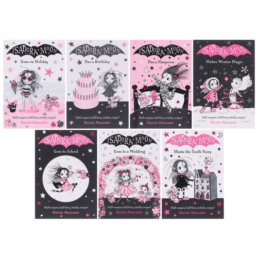 Isadora Moon (Set 2) by Harriet Muncaster: 7 Books Collection Set - Ages 5-7 - Paperback