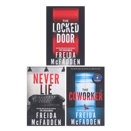 Freida McFadden Collection (The Coworker, The Locked Door & Never Lie) 3 Books Set - Fiction - Paperback Fiction Penguin