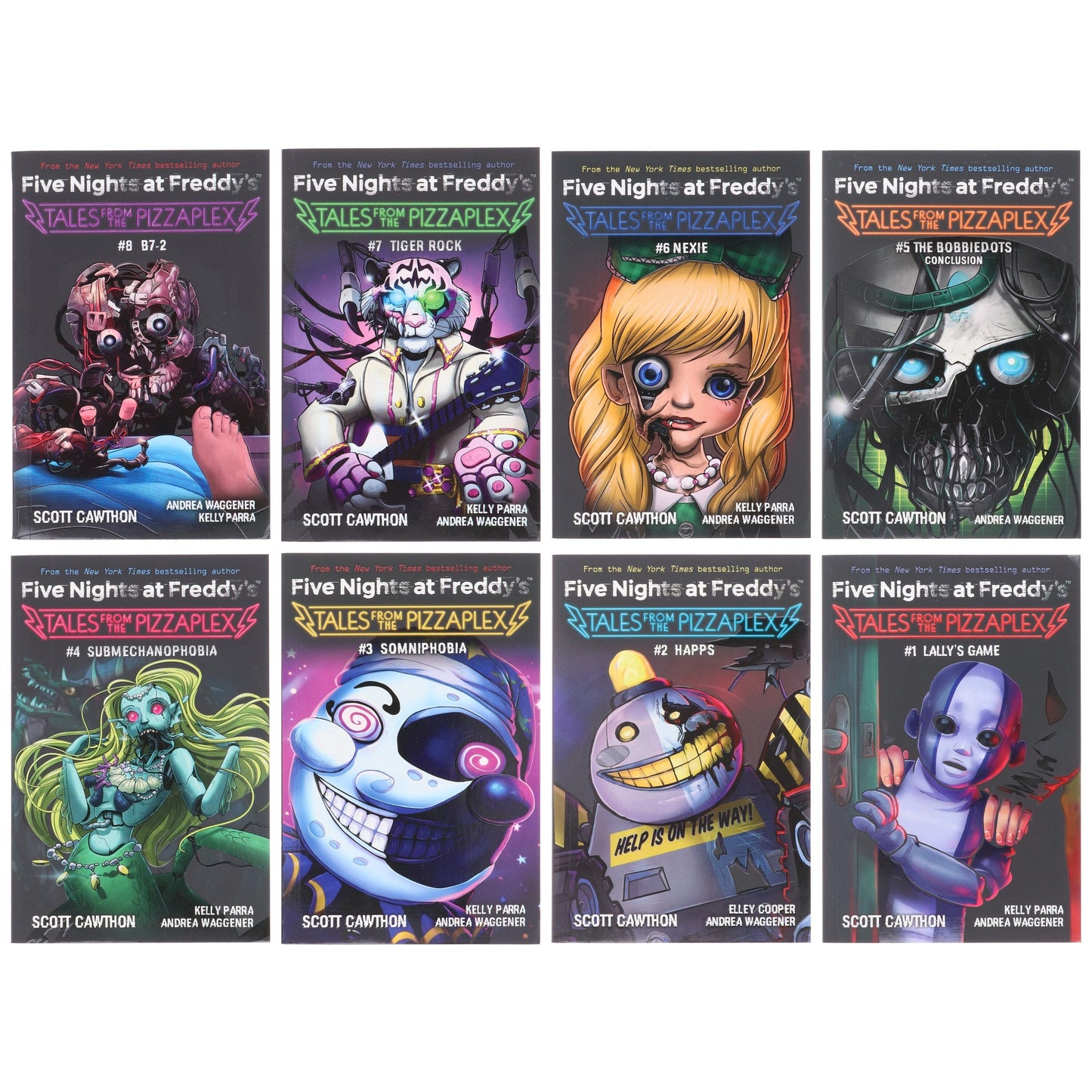 Five Nights at Freddy's: Tales from the Pizzaplex Series By Scott Cawthon 8 Books Collection - Ages 12-14 - Paperback