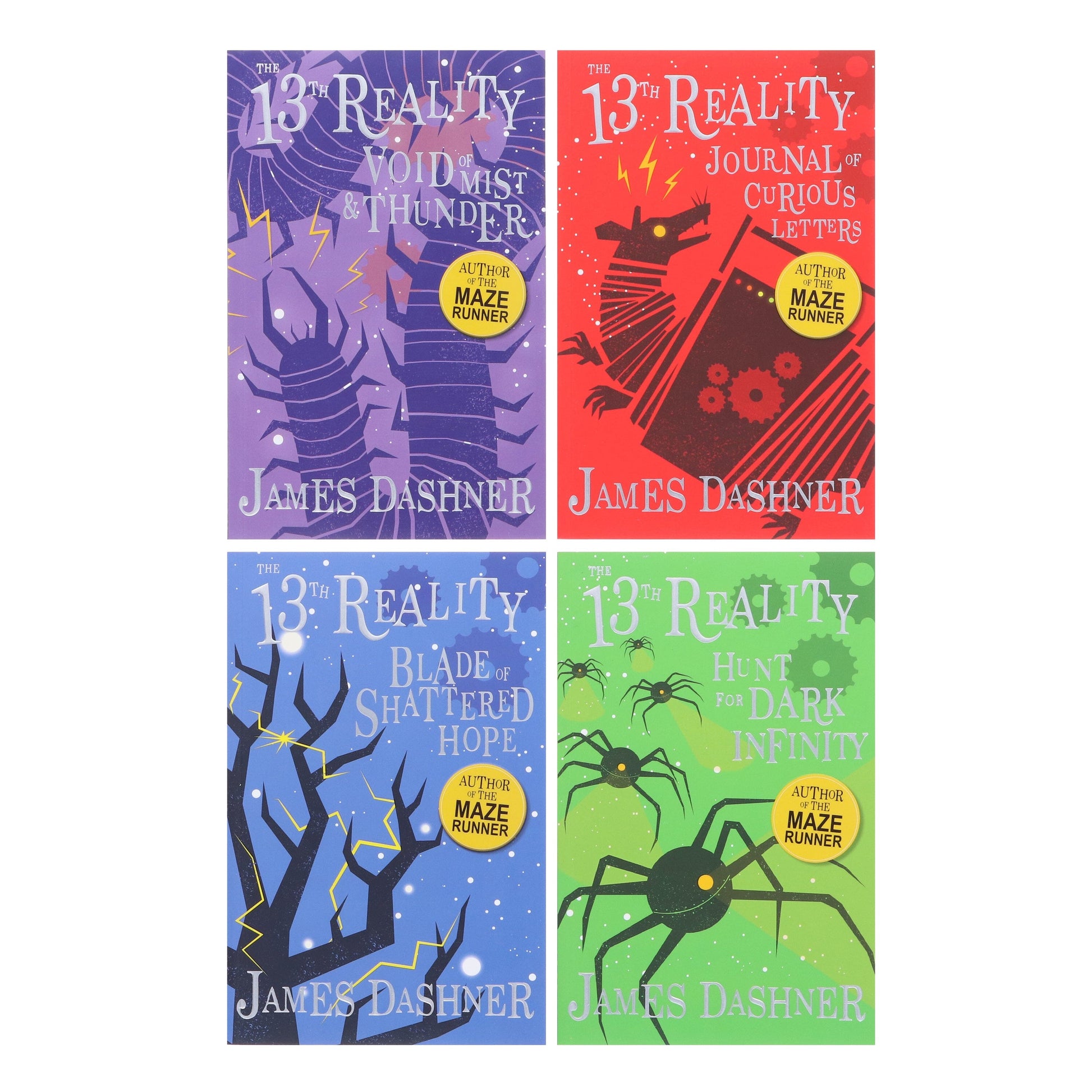 The 13th Reality Series 4 Book Box Set By James Dashner - Ages 9-14 - Paperback Young Adult Sweet Cherry Publishing