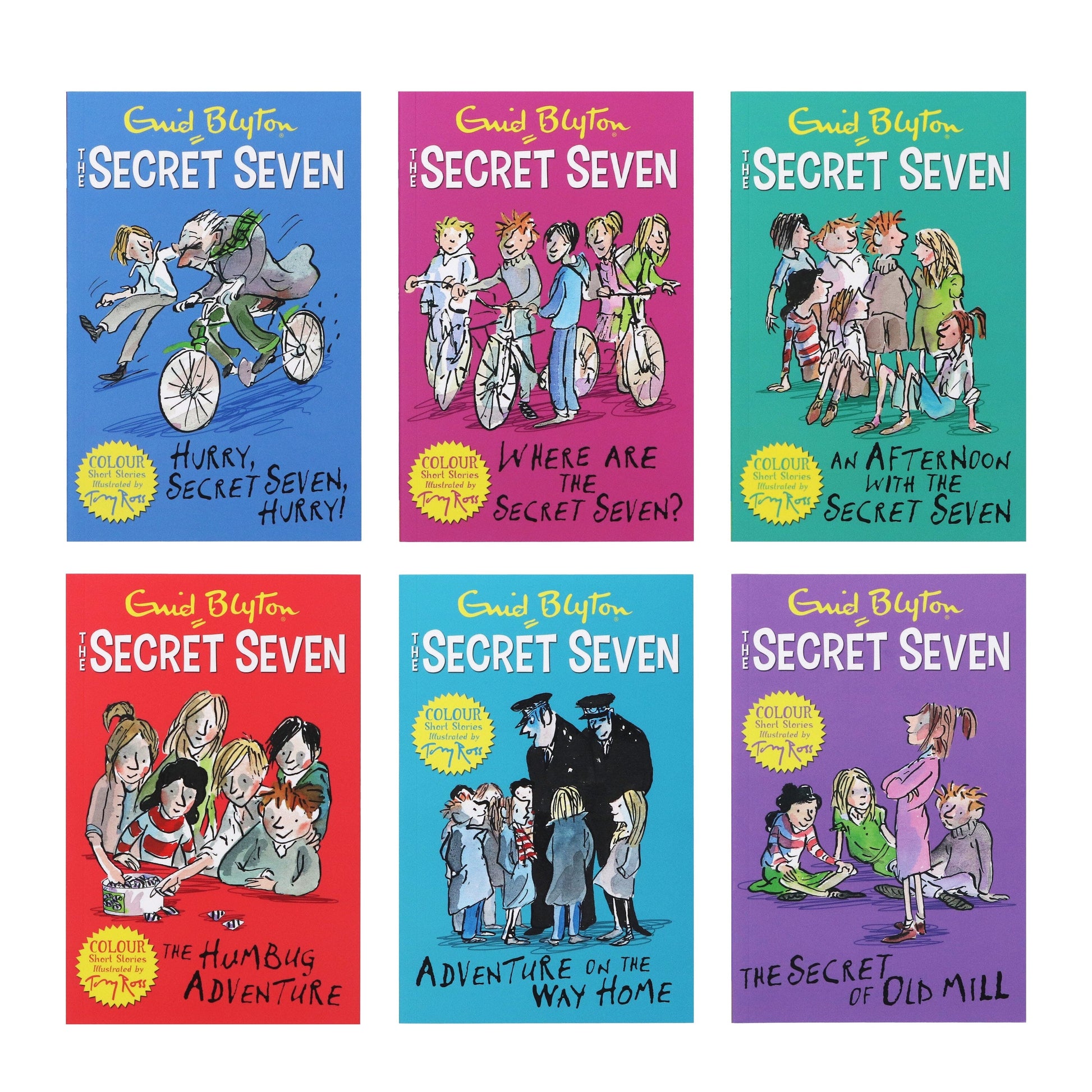 The Secret Seven Short Story Collection 6 Books Box Set By Enid Blyton - Ages 6-11 - Paperback 5-7 Hodder