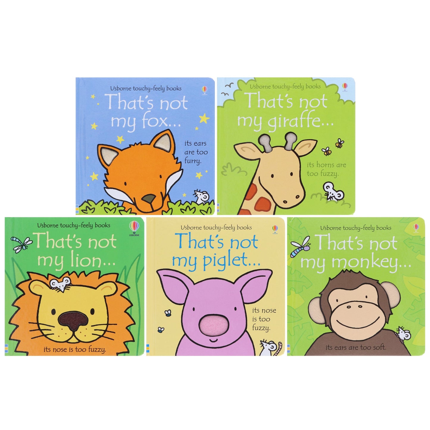 Usborne touchy feely books: That's not my... Collection 3: 5 Books Set - Ages 0-3 - Board Book 0-5 Usborne Publishing Ltd