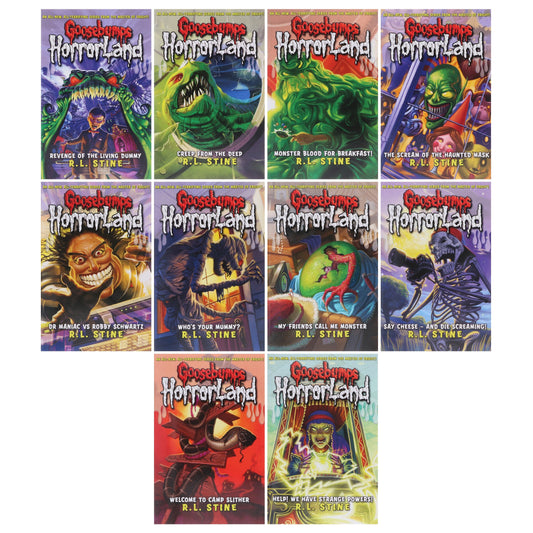Goosebumps HorrorLand 10 Books Collection by R. L. Stine - Ages 9-14 - Paperback