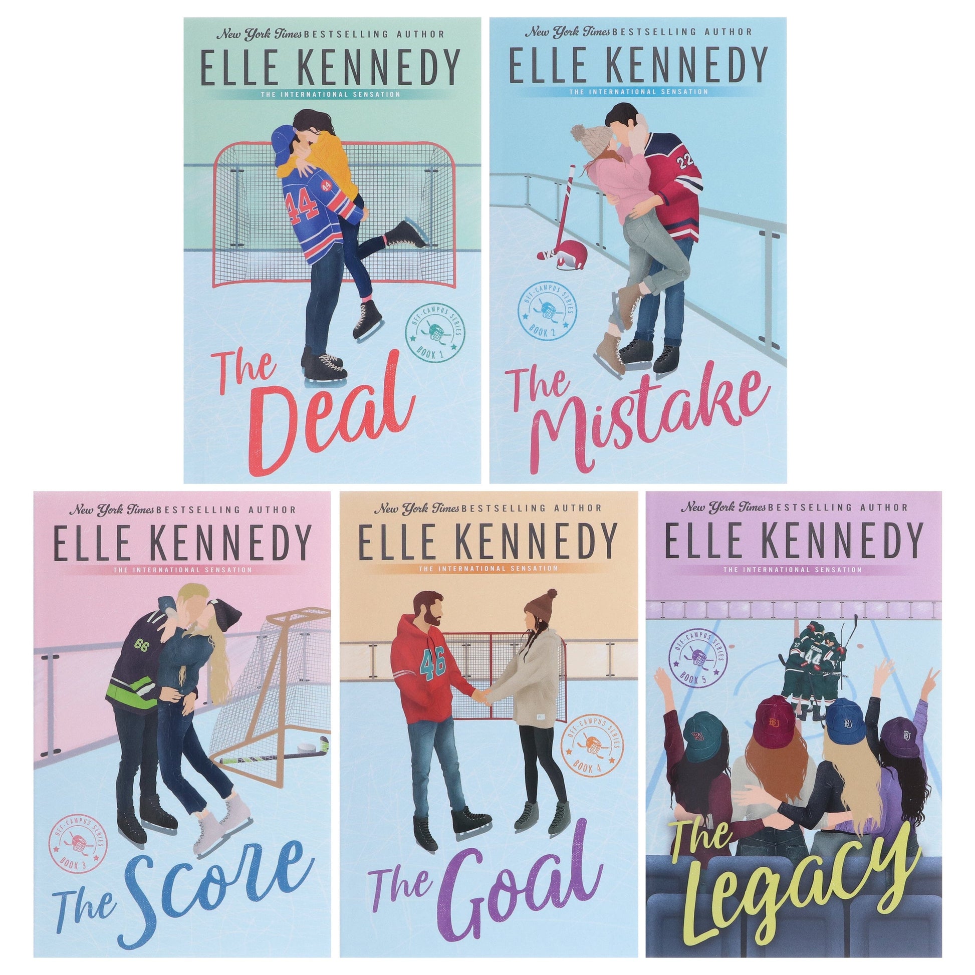Off-Campus Series By Elle Kennedy 5 Books Collection Set - Fiction - Paperback Fiction Bloom Books