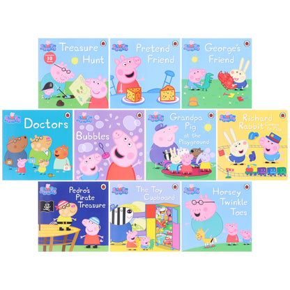 The Peppa Pig 10 Books Ziplock Collection Set By Ladybird - Ages 0-6 - Paperback 0-5 Penguin