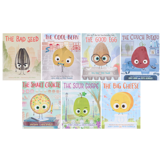 The Food Group Series By Jory John Illustrated 7 Picture Books Collection Set - Ages 4-8 - Paperback