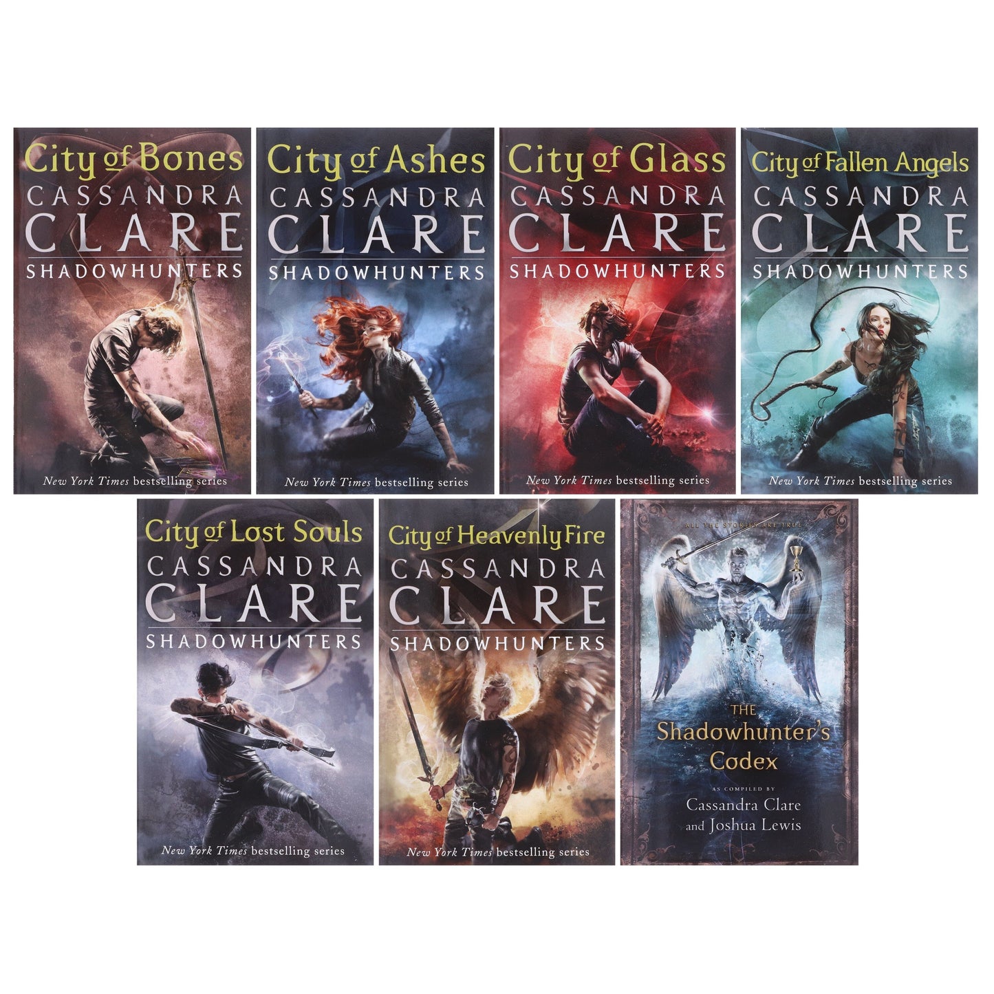 Shadowhunters by Cassandra Clare - The Mortal Instruments 7 Books Box Set - Ages 14+ - Paperback