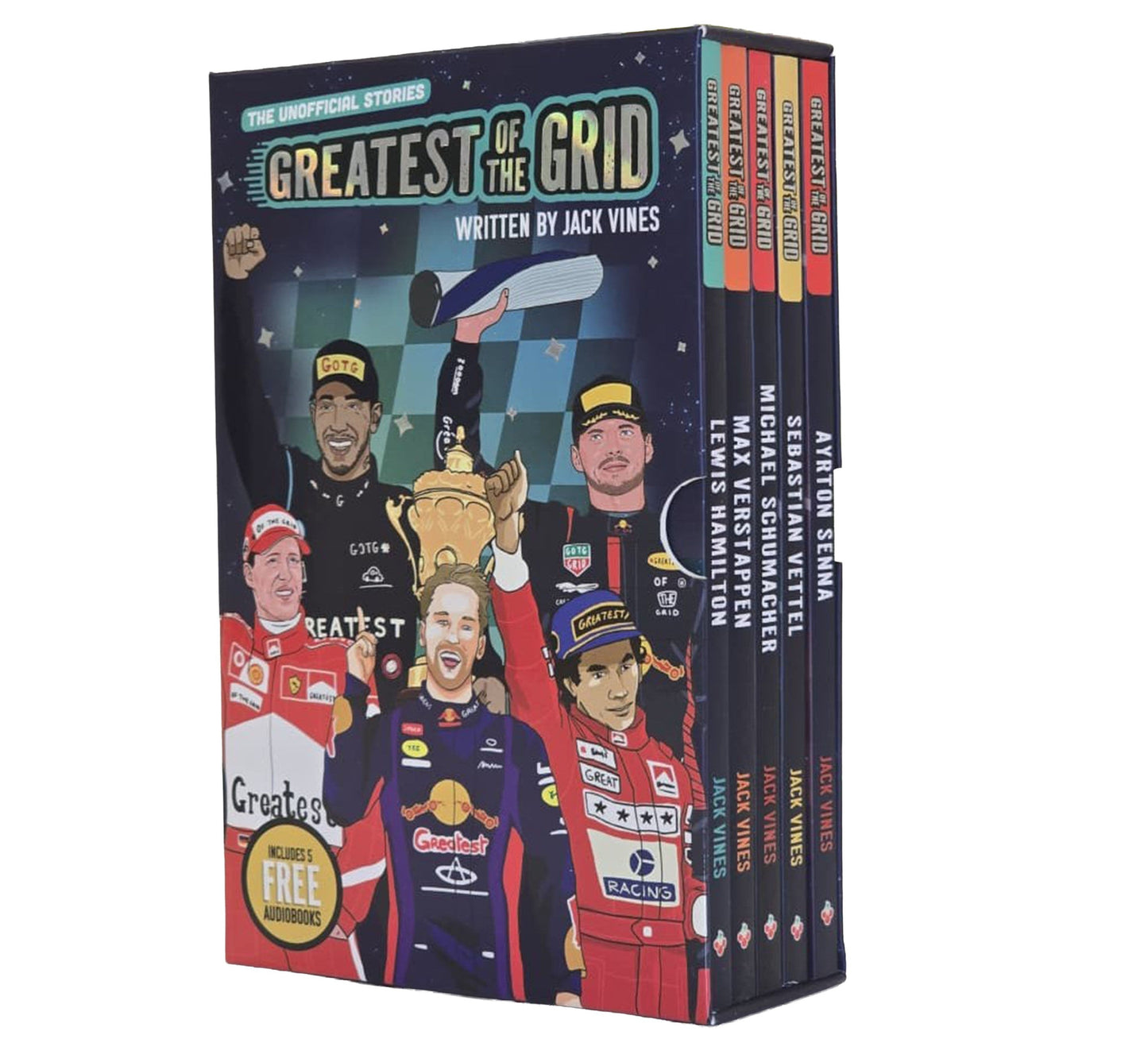 Greatest of the Grid: The Unofficial Stories by Jack Vines 5 Books Collection Box Set - Ages 7-9 - Paperback (Includes Free Audiobooks)