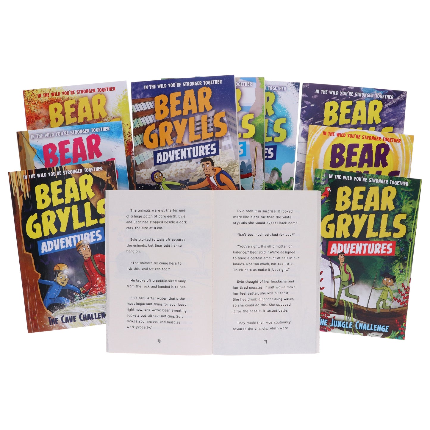 Bear Grylls Adventure Series 10 Books Collection Set - Ages 7-9 - Paperback