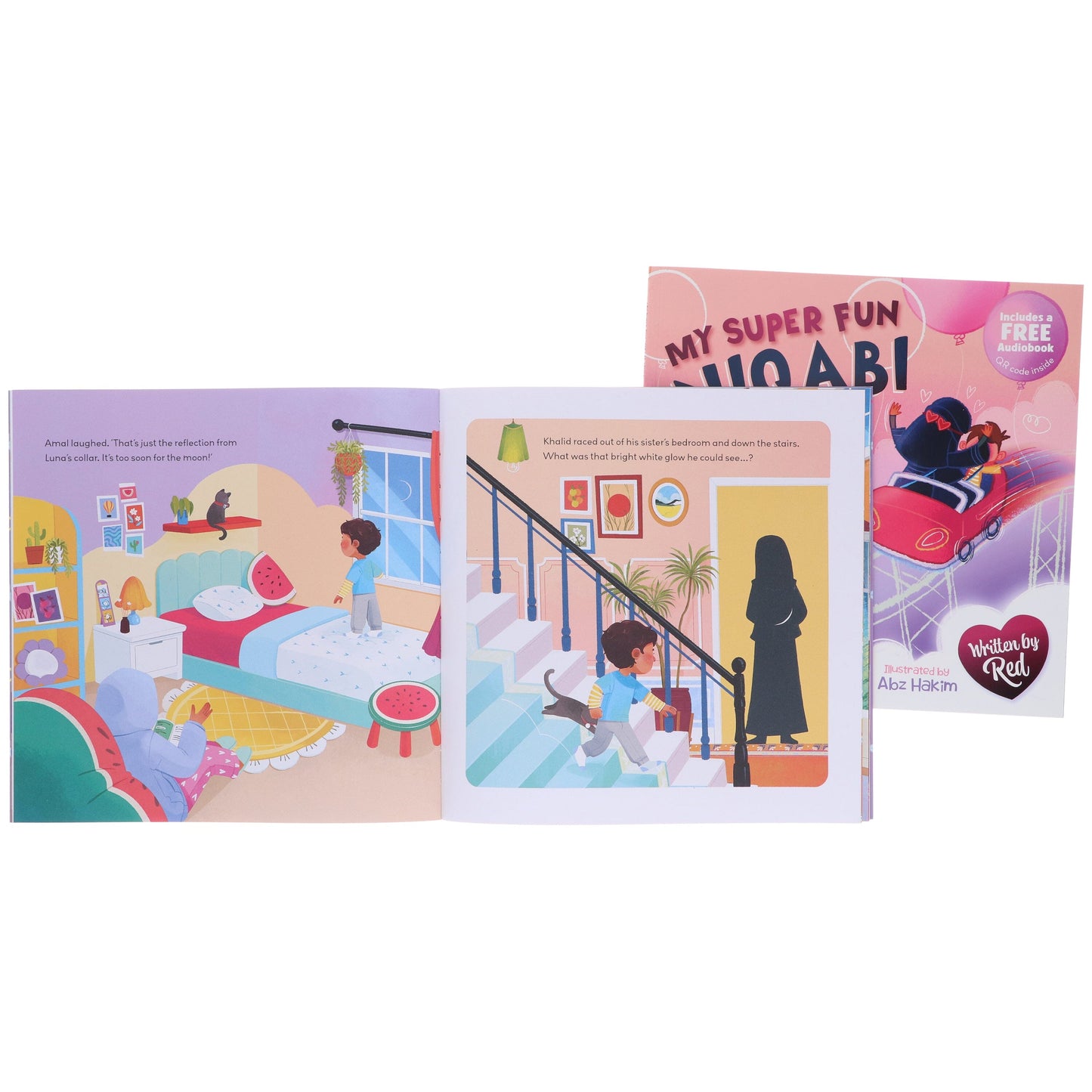 Too Soon For the Moon & My Super Fun Niqabi Mum by Ayshah Ismail & Red Illustrated 2 Picture Books Collection Set - Ages 3+ - Paperback