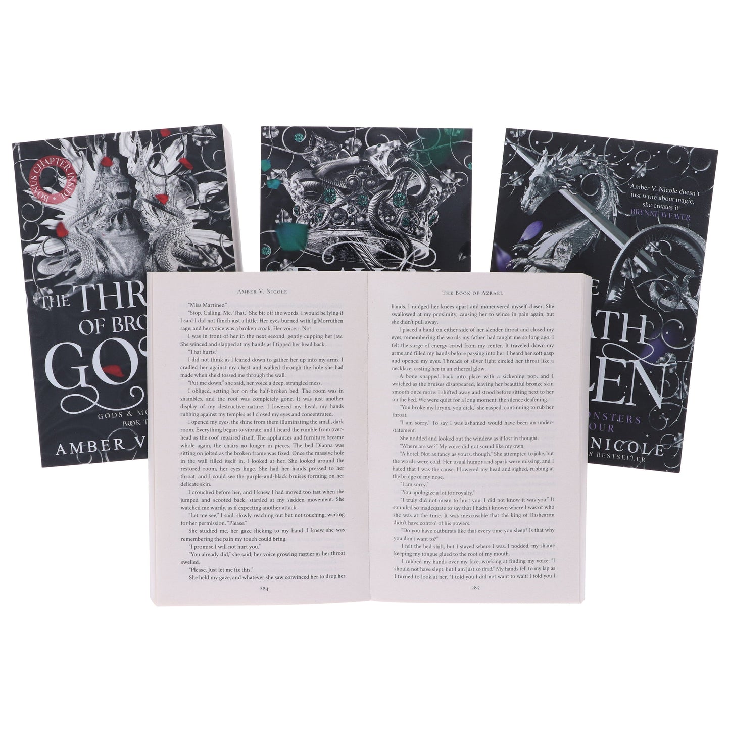 Gods & Monsters Series By Amber V. Nicole 4 Books Collection Set - Fiction - Paperback