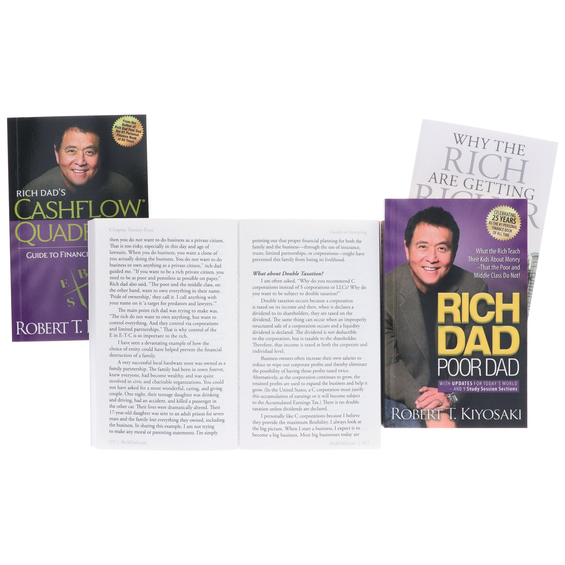 Rich Dad's Collection By Robert T. Kiyosaki: 4 Books Set - Non Fiction - Paperback Non-Fiction Plata Publishing