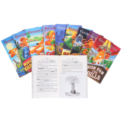 Geronimo Stilton The Illustrated 10 Book Collection (Series 7) Box Set - Ages 5-8 - Paperback 5-7 Sweet Cherry Publishing