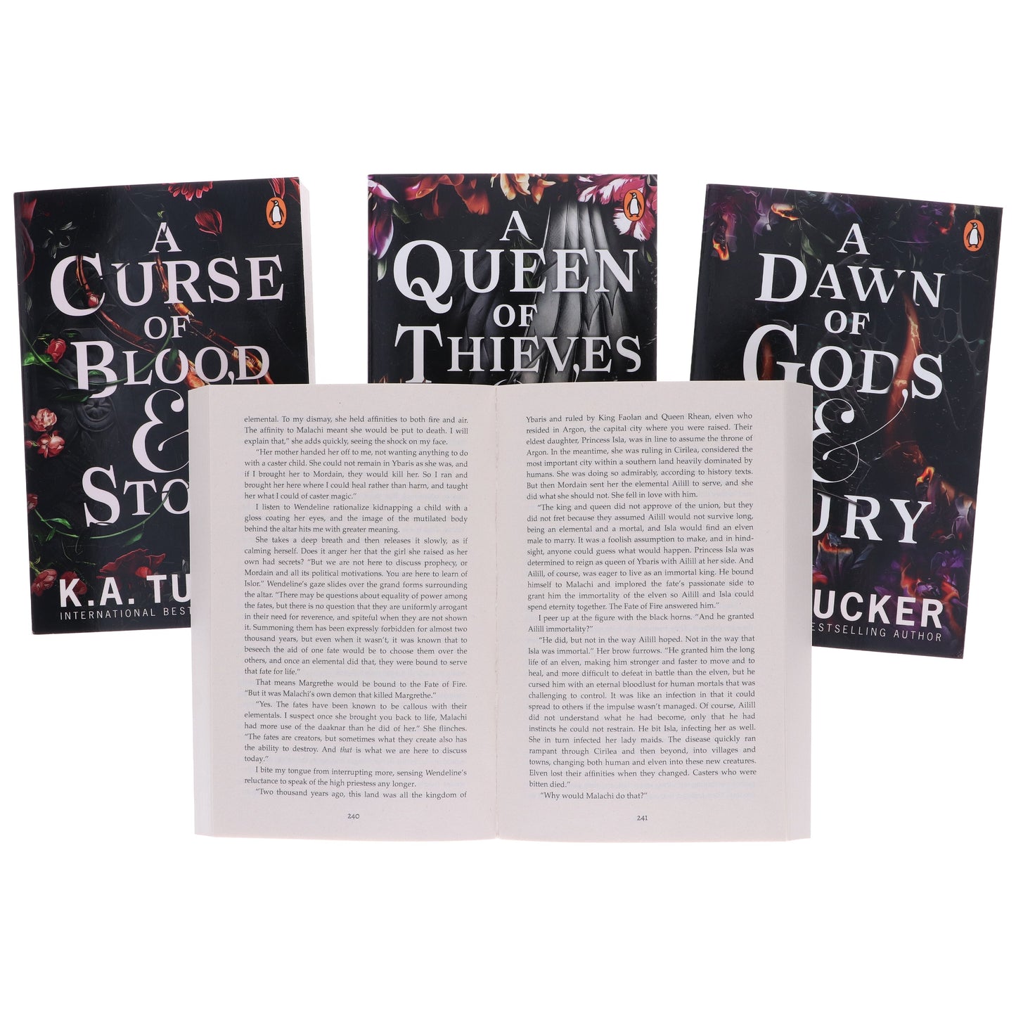 Fate & Flame Series by K.A. Tucker 4 Books Collection Set - Fiction - Paperback