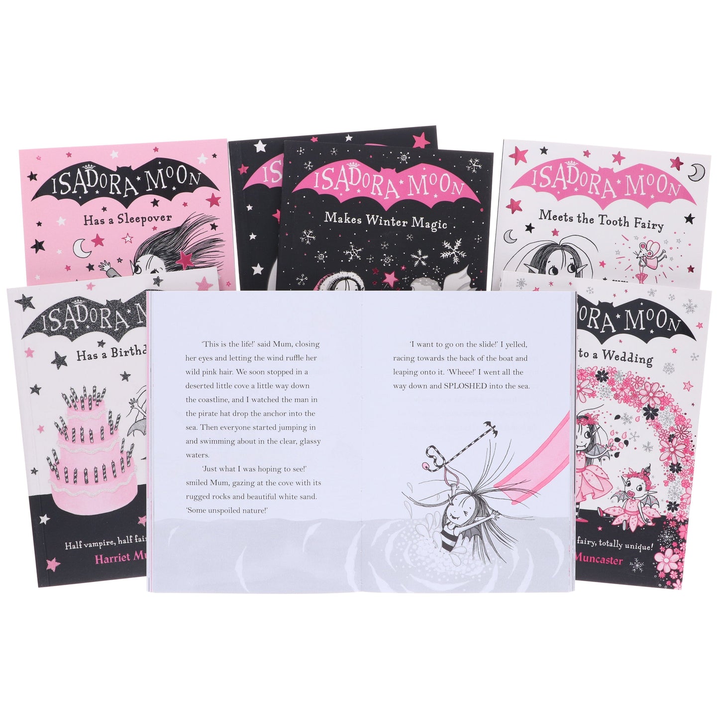 Isadora Moon (Set 2) by Harriet Muncaster: 7 Books Collection Set - Ages 5-7 - Paperback