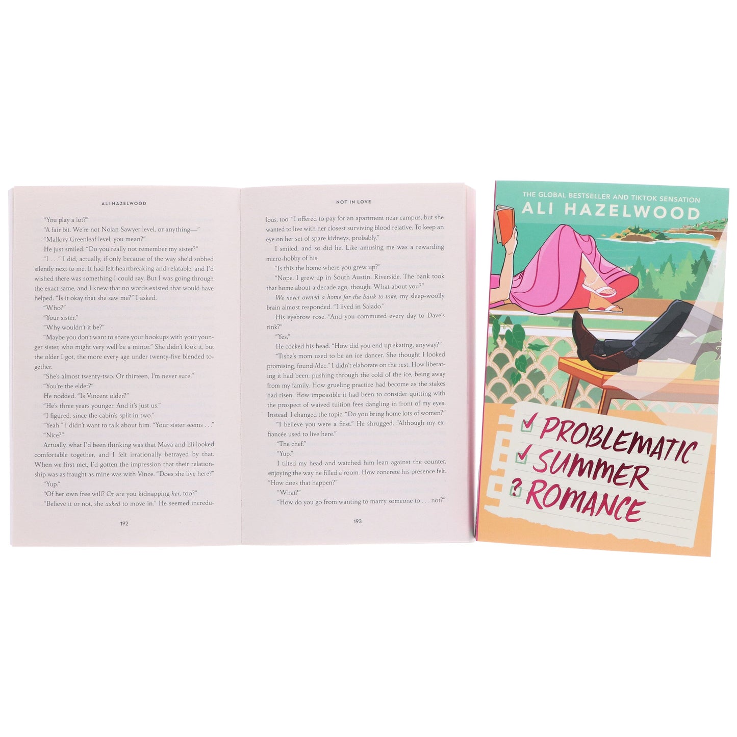 Not In Love Series (Not In Love & Problematic Summer Romance) by Ali Hazelwood 2 Books Collection Set - Fiction - Paperback
