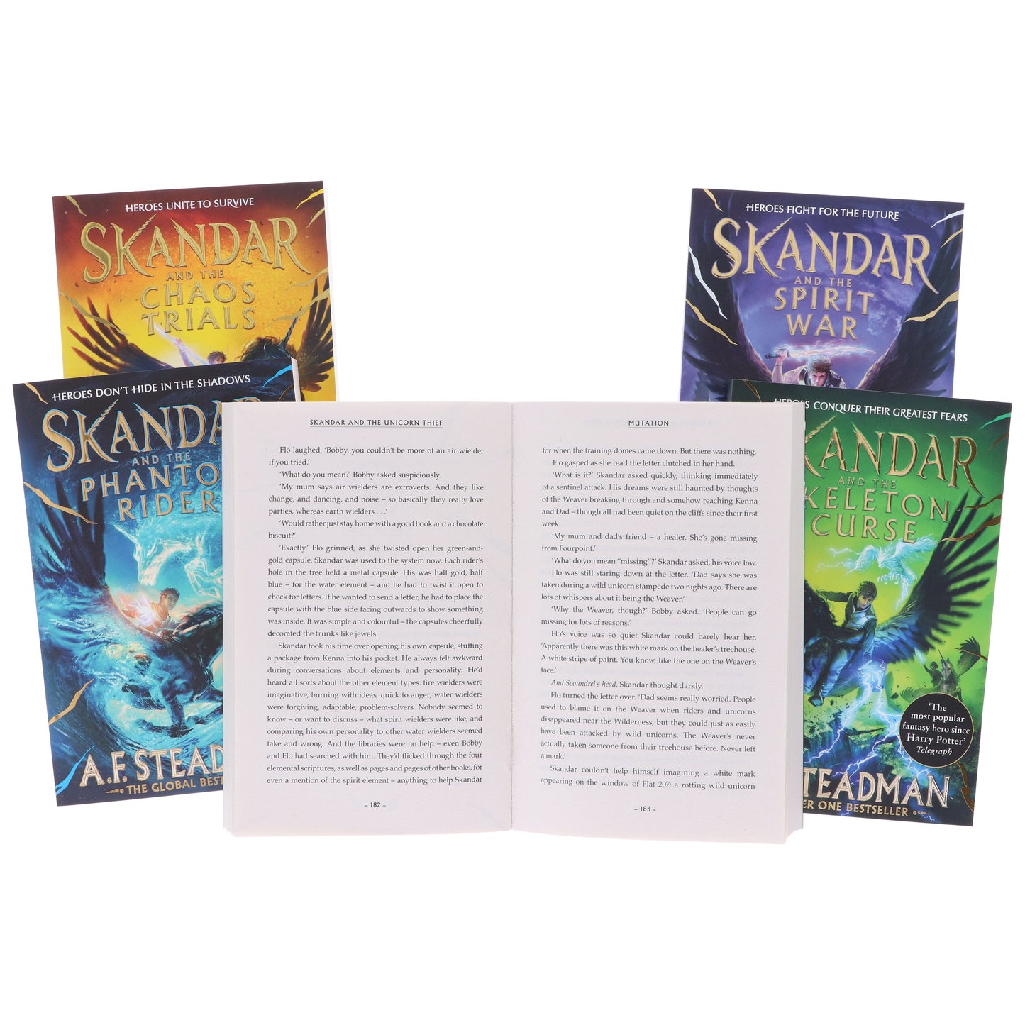 Skandar Series By A.F. Steadman 5 Books Collection Set - Ages 9-12 - Paperback