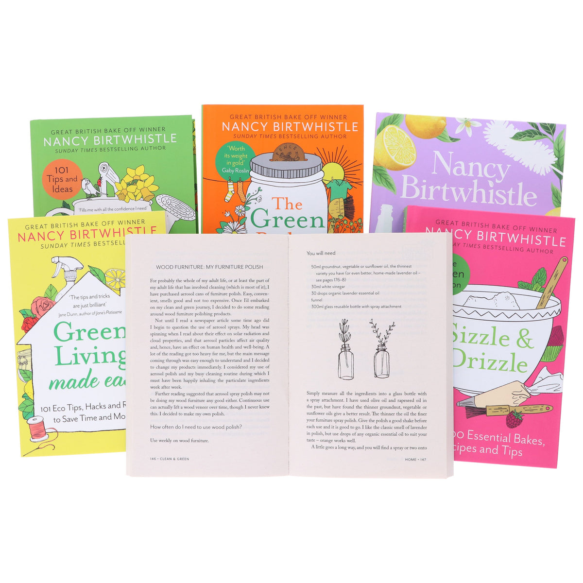 Nancy Birtwhistle Green Living 6 Books Collection Set - Non Fiction - Paperback/Hardback