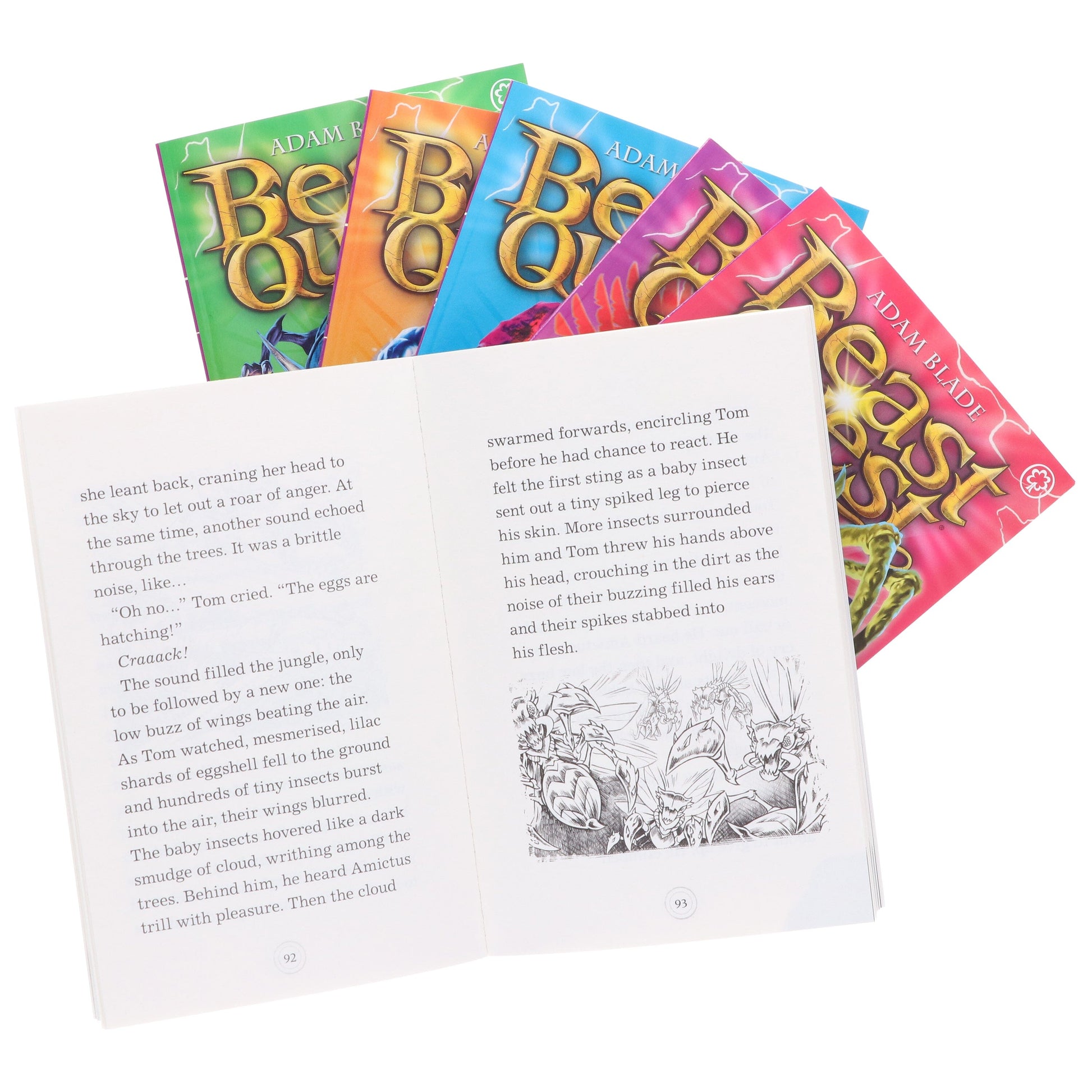 Beast Quest Series 5 By Adam Blade: 6 Books Collection Set - Ages 7-9 - Paperback 7-9 Orchard Books